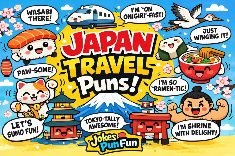 Japan Travel Puns