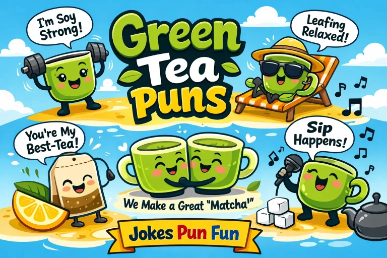 Green Tea Puns​