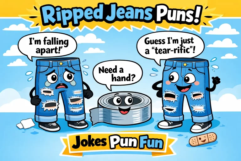 ripped jeans puns​