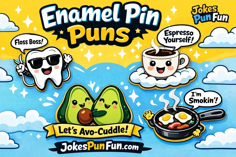Enamel Pin Puns