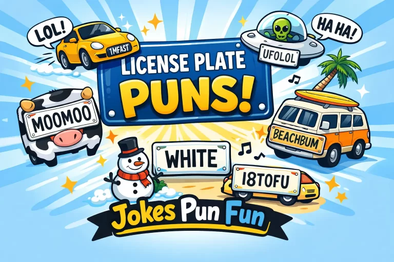 License Plate Puns​