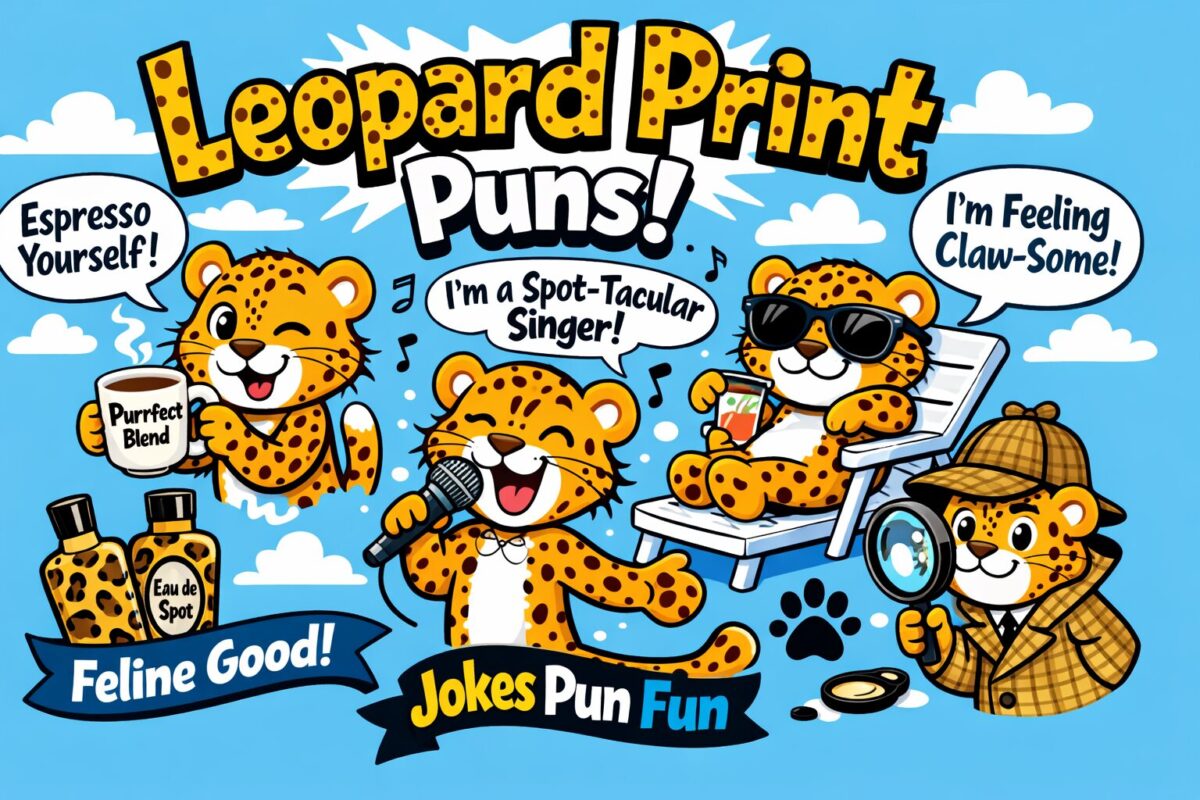 Leopard Print Puns