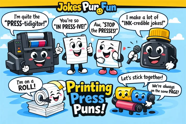 Printing Press Puns​
