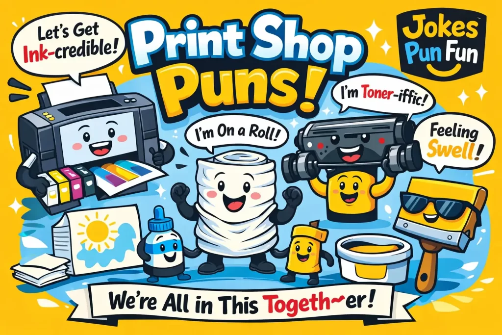 Print Shop Puns
