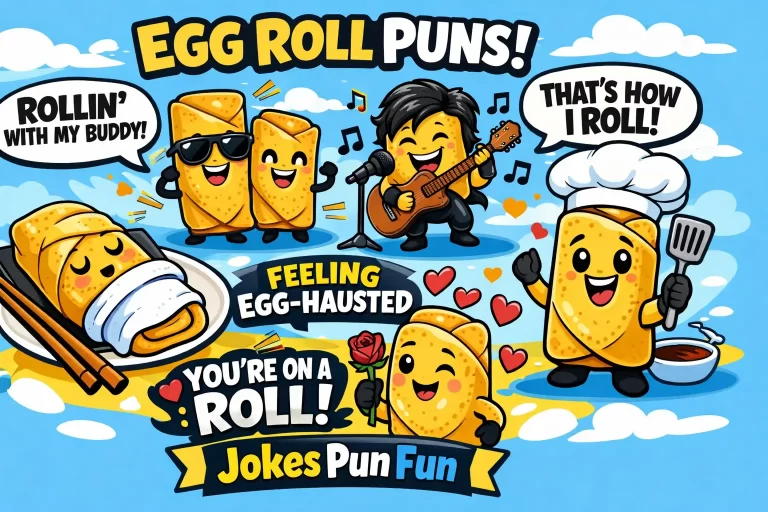 egg roll puns​
