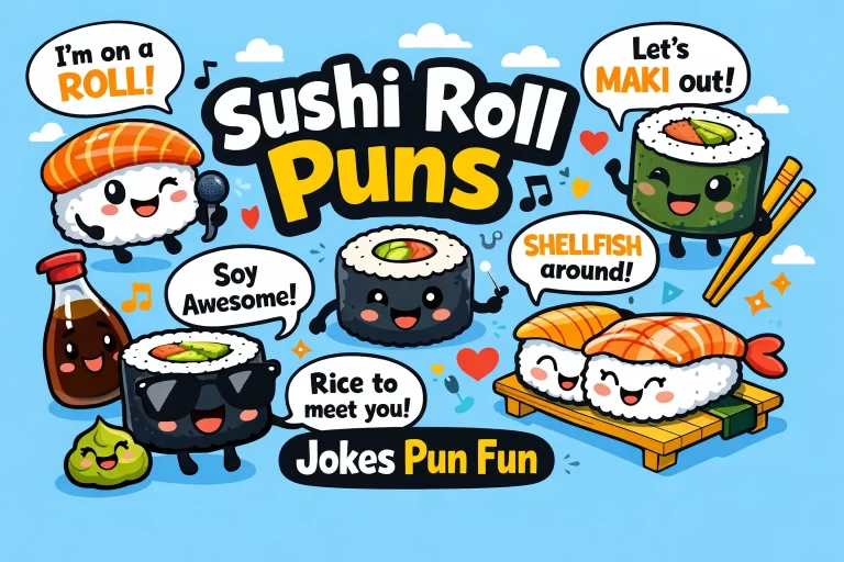 sushi roll puns​