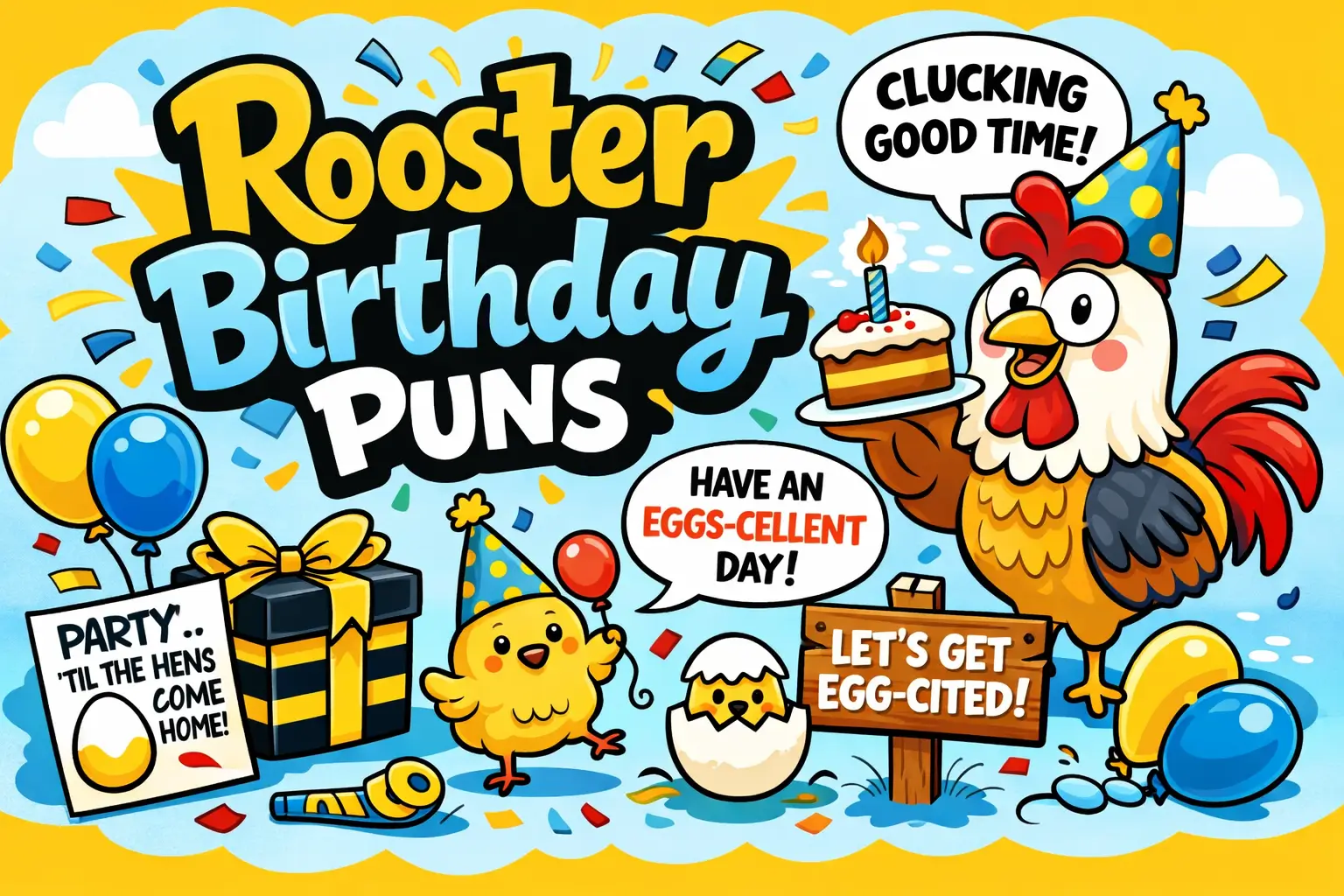 Rooster Birthday Puns