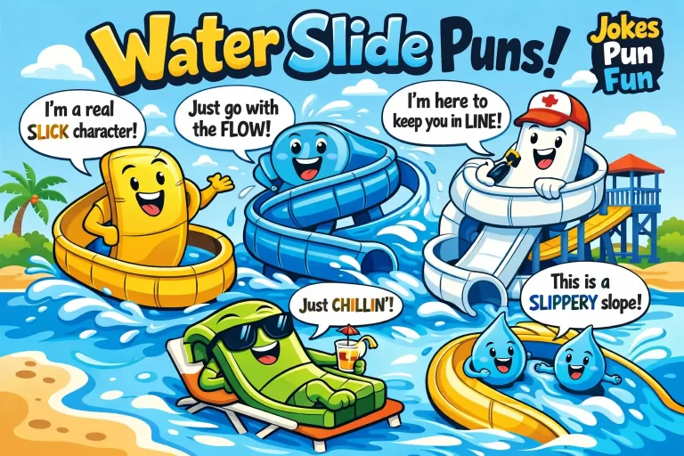 Water Slide Puns