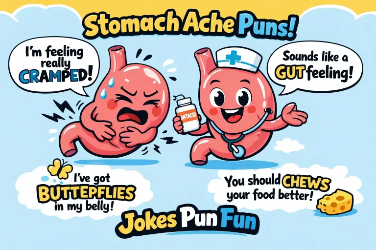 stomach ache puns​