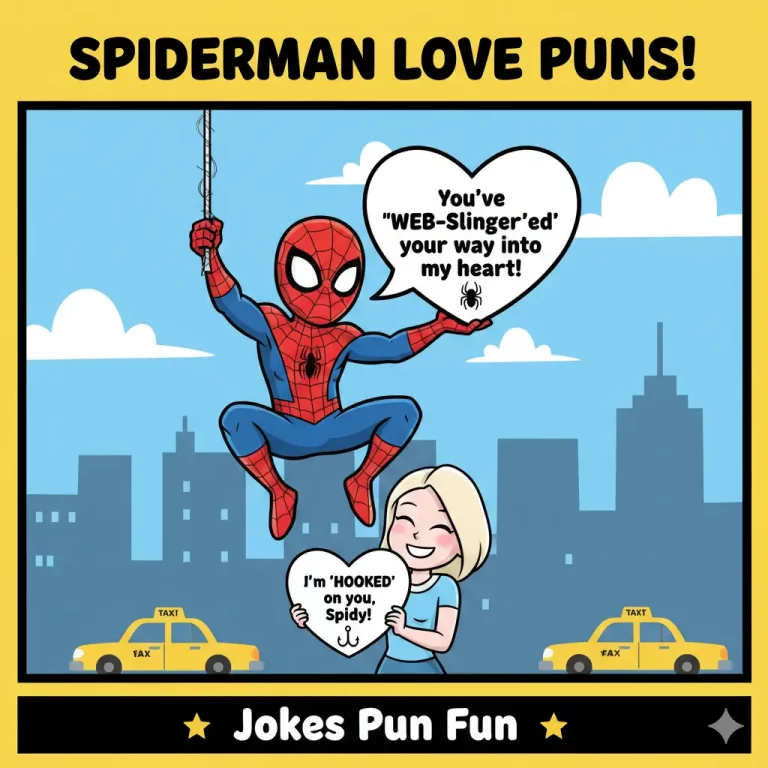 spiderman love puns​