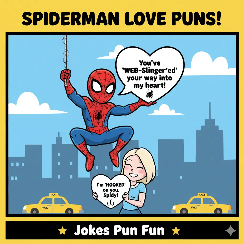 spiderman love puns​
